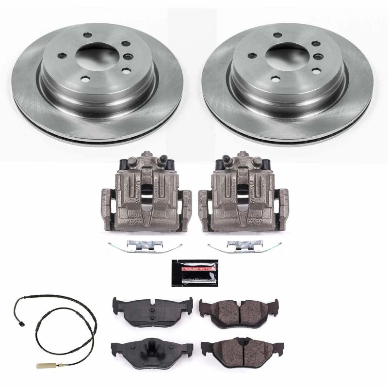 PowerStop KCOE5980 fits BMW 11-13 328i Rear Autospecialty Brake Kit w/Calipers