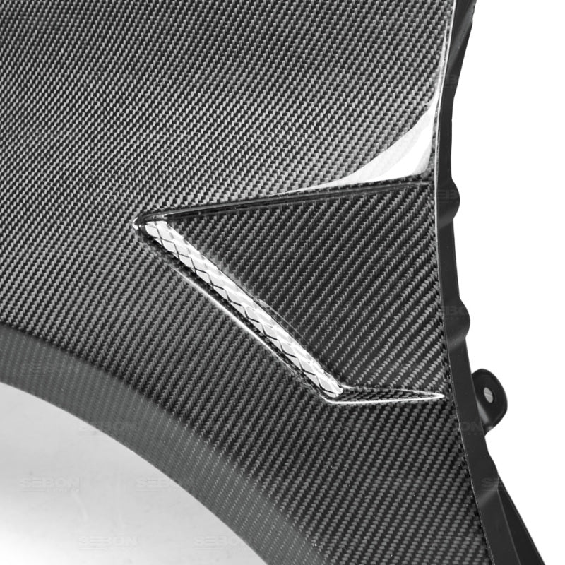 Seibon FF1011VWG6-W fits Volkswagen 10-12 Golf Carbon Fiber Fenders - Wide