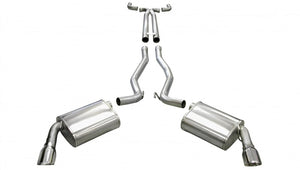 CORSA Performance 14954 Corsa 2010-2013 fits Chevrolet Camaro Convertible SS 6.2L V8 Manual Polished Sport Cat-Back + XO Exhaust
