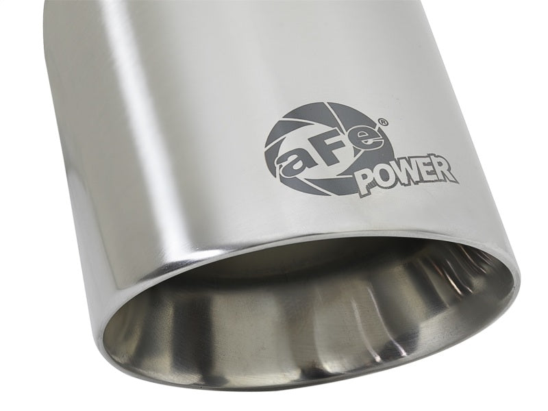 AFE 49T25354-P07 orce-Xp Universal 304 SS Single-Wall Clamp-On Exhaust Tip - Po