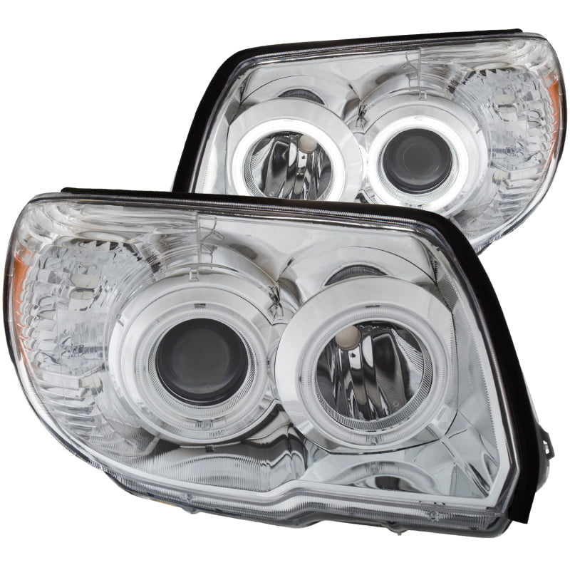 ANZO 111321 2009 fits Toyota 06-20 4Runner Projector Headlights w/ Halo Chrome