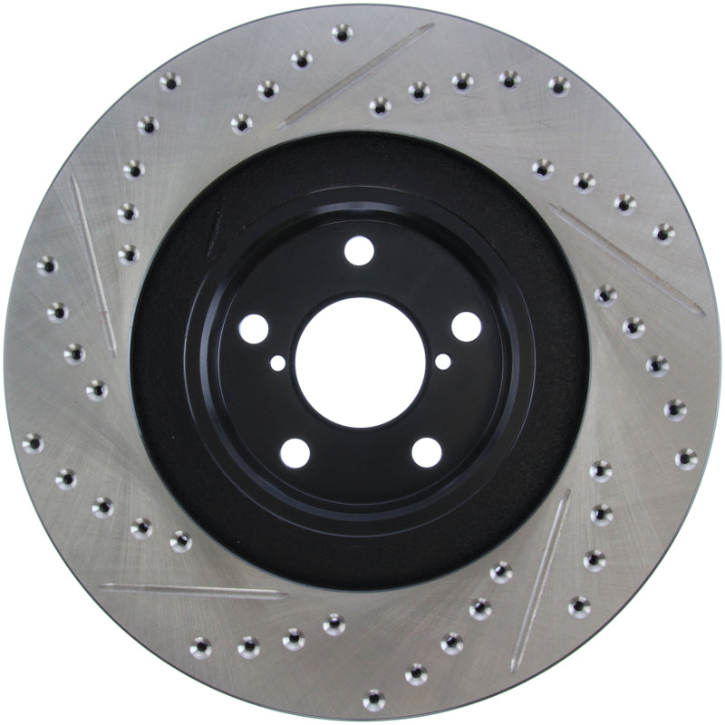 Stoptech 127.47018L 02-10 fits Subaru WRX Slotted & Drilled Left Front Rotor (exc. STi)