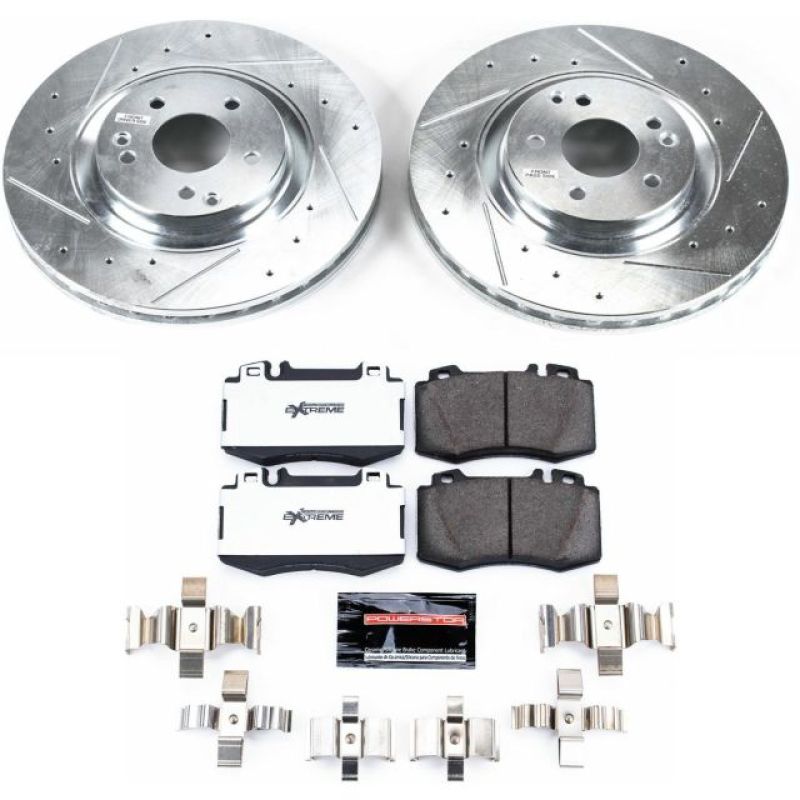 PowerStop K2950 26 fits Mercedes-Benz C230 Front Z26 Street Warrior Brake Kit