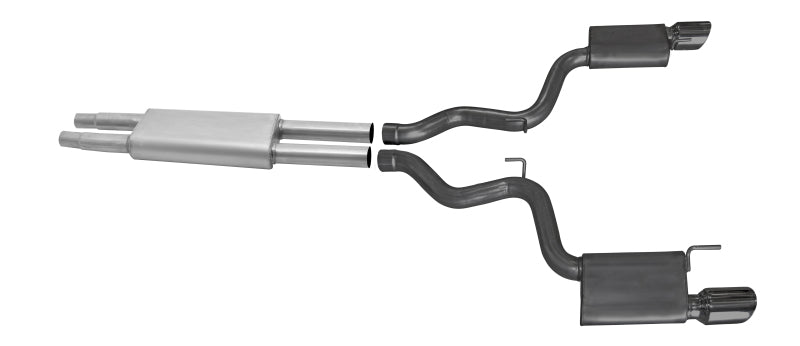 Gibson  619015-B fits Ford 15-17 Mustang V6 3.7L 3in Cat-Back Dual Exhaust - Bla