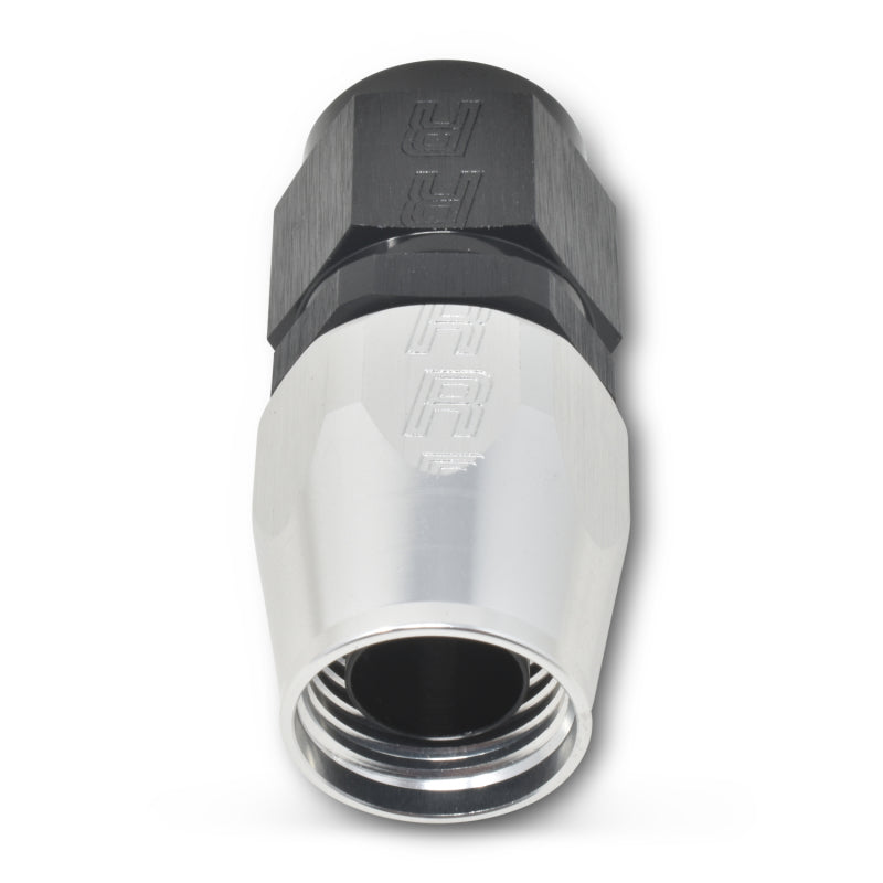 Russell 610013 Performance -4 AN Black/Silver Straight Full Flow Hose End