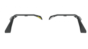 Road Armor 518AFFWB 18-21 fits Jeep Wrangler JL Stealth Wide Front Fender Flare Body Armor w/LED DRL - Tex Blk