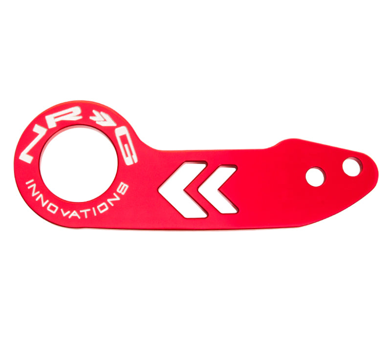 NRG TOW-110RD Universal Rear Tow Hook - Anodized Red