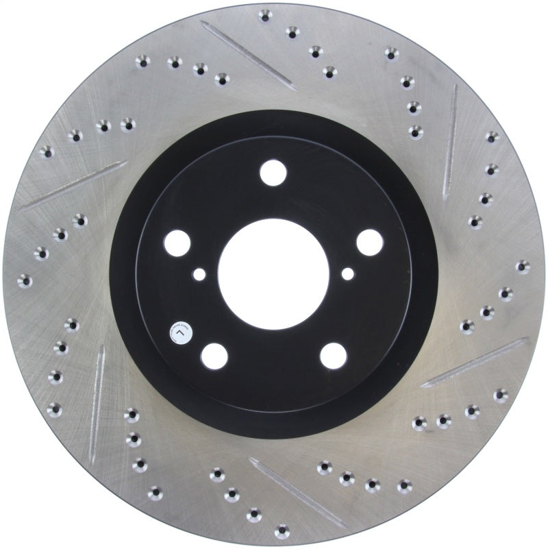 Stoptech 127.44103L 5/93-98 fits Toyota Supra Turbo Left Front Slotted & Drilled Rotor