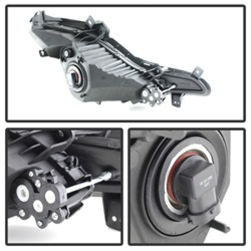 Spyder 5080462 fits Hyundai Elantra 2014+ OEM Style Fog Lights W/Switch Clear F