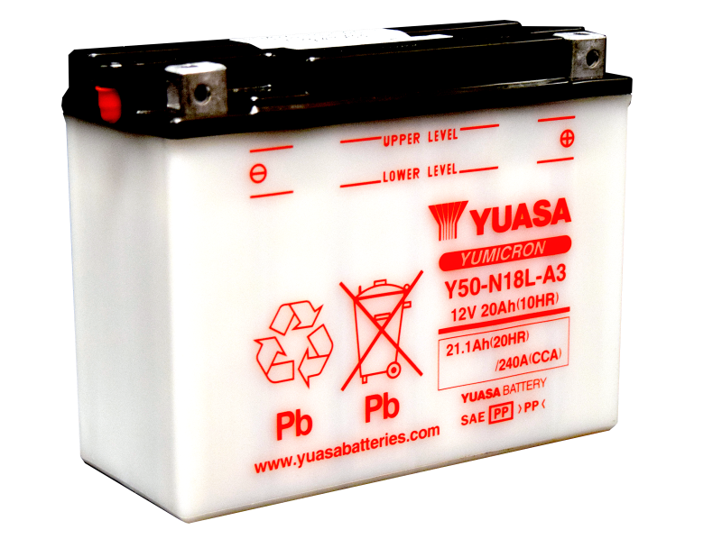 Yuasa YUAM228A3 Y50-N18L-A3 Yumicron 12 Volt Battery