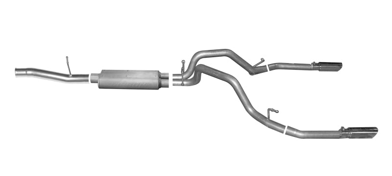 Gibson  65654 fits GMC 10-13 Sierra 1500 SLE 4.8L 2.25in Cat-Back Dual Split Exh