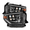 AlphaRex 880832 fits Toyota 14-21 Tundra NOVA-Series LED Proj Headlights Alpha-Blk w/Actv Light & Seq. Sig + DRL