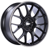 BBS CH100BPO CH-R 20x9 5x120 ET24 Satin Black Polished Rim Protector Wheel -82mm PFS/Clip Required