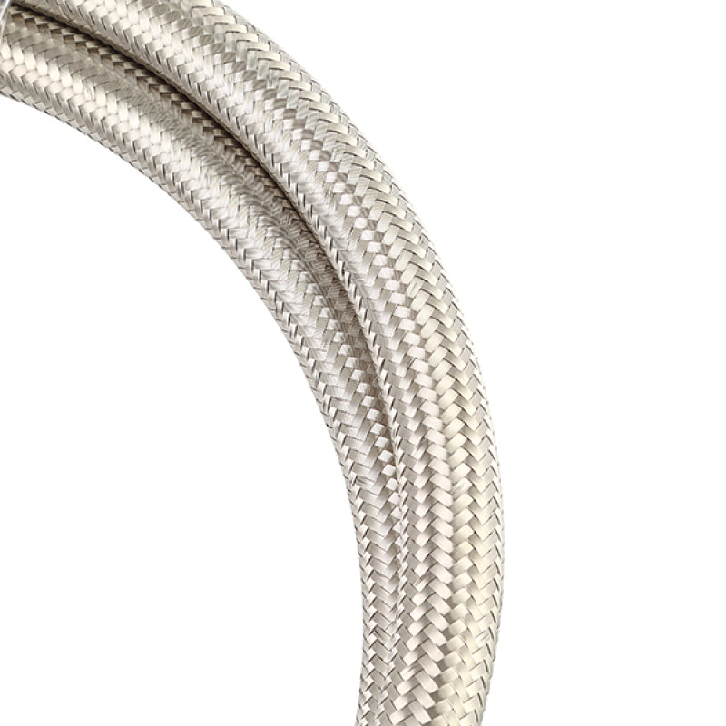 Mishimoto MMSBH-0636-PS PTFE Braided -6AN 3ft Hose Stainless