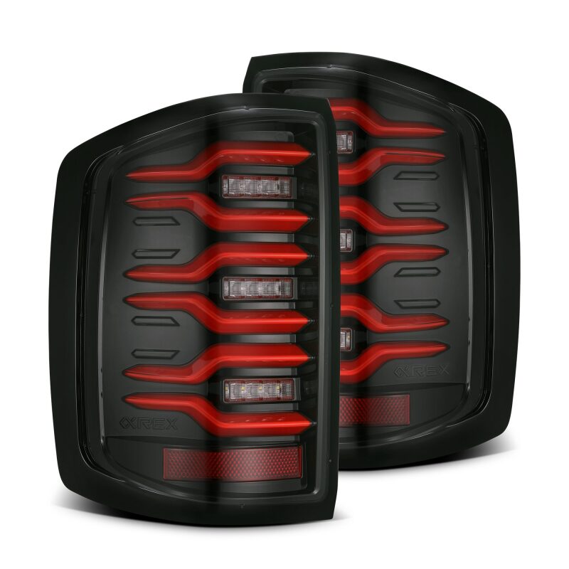 AlphaRex 620050 14-18 fits Chevy Silverado 1500 Luxx-Series LED Tail Lights B