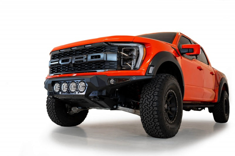 Addictive Desert Designs F210014110103 2021+ fits Ford Raptor Bomber Front Bumper w/ 4 Rigid 360 6in Light Mounts