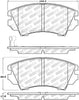 Stoptech 305.1404 Street Select Brake Pads w/Hardware - Front