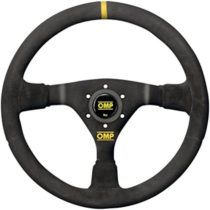 OMP OD0-1980-071 WRC Steering Wheel - Large Leather (Black)