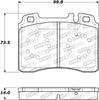 Stoptech 308.05611 Street Brake Pads - Front