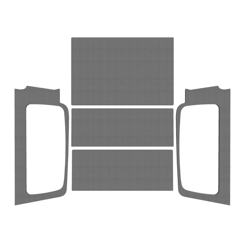 DEI  50603 fits Jeep 04-06 Wrangler LJ Unliminted Headliner Complete Kit - Gray