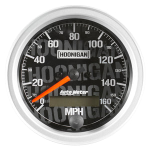 AutoMeter 4488-09000 Autometer Hoonigan 87mm 160 MPH Full Electronic Program w/ LCD ODO Speedometer Gauge