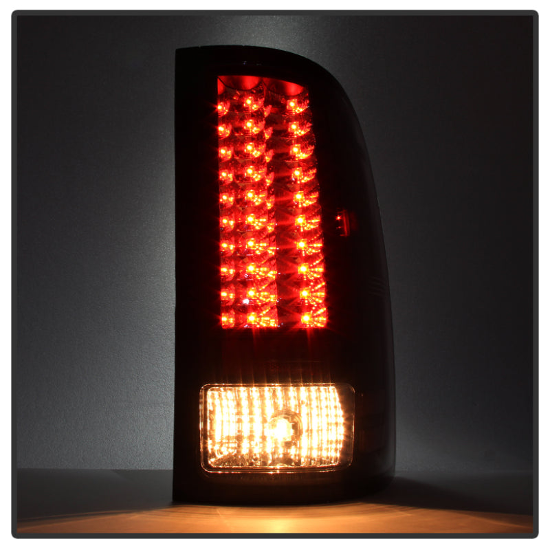 SPYDER 5078186 fits GMC Sierra LED Tail Lights Blk Smke -Not 3500 Dually 4 Rear
