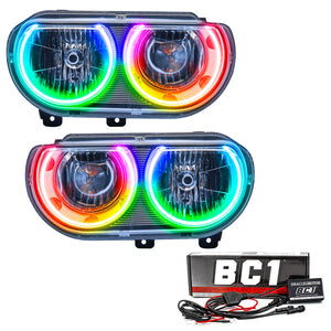 ORACLE Lighting 7720-335 Oracle 08-14 fits Dodge Challenger SMD HL (Non-HID) - ColorSHIFT w/ BC1 Controller