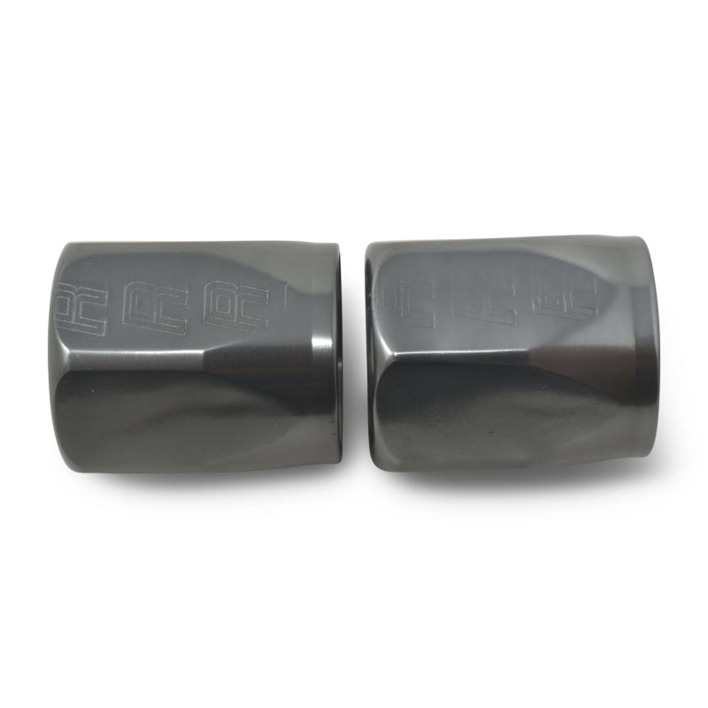 Russell 615541 Hose End Socket -10 AN Polished & Gray Anodized (2 Pack)