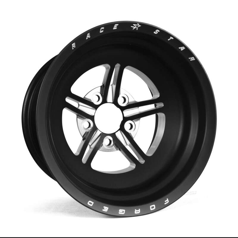 Race Star 63-515475001B 63 Pro Forged 15x15 NBL Sportsman 5x4.75 BC / 5.00 BS Wheel - Blk Anodized/Machined