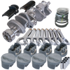 Eagle 12101060 fits Chevy LT1 350 1Pc 3.480in Crank 5.700in H-Beam -5cc Flat Top 4.060in Pistons Rotating Assembly