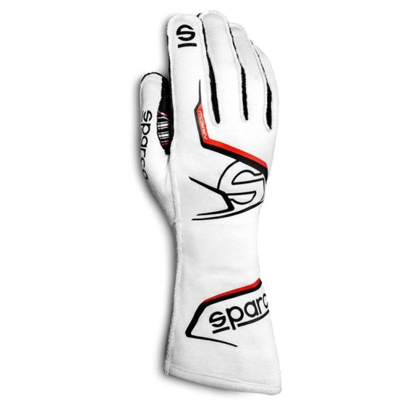 Sparco 00255710BINR Gloves Arrow Kart 10 WHT/BLK