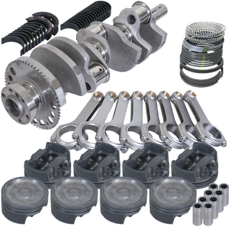 Eagle 129224065 fits Chevy LS3 4.000in Crank 58 Tth Reluctor 6.125in H-Beam -25cc 4.065in Pistons Rotating Assembly