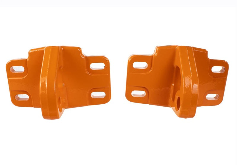 fits Ford Racing M-18954-BO 2021+ Bronco Front Bumper Tow Hooks - Orange (Pair)