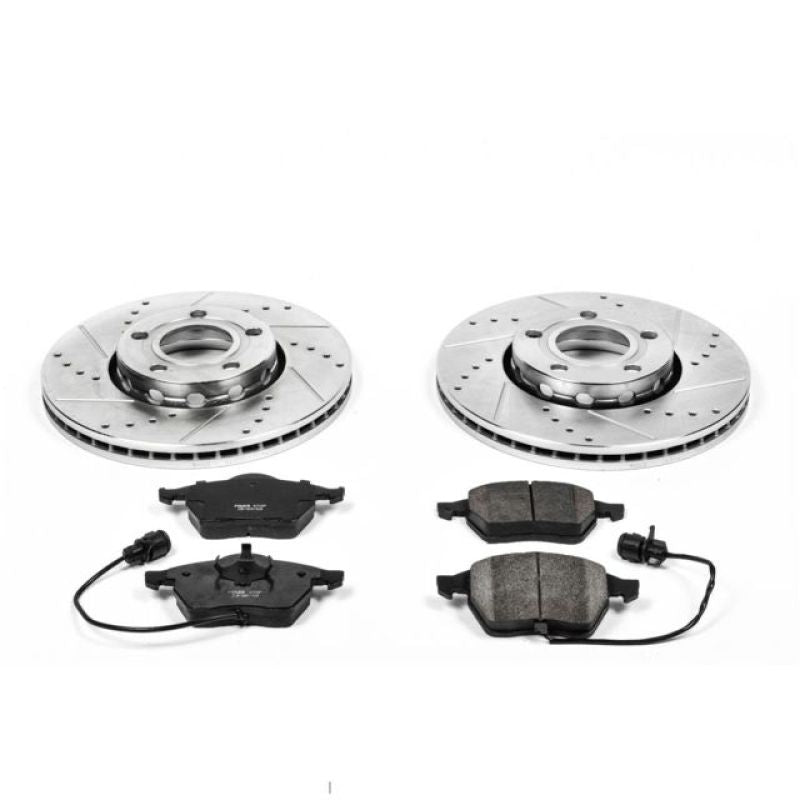 PowerStop K3104 fits Audi 95-97 A6 Front Z23 Evolution Sport Brake Kit