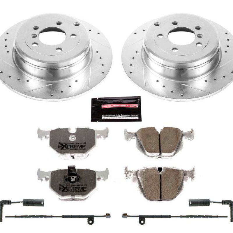 PowerStop K5742 26 03 fits Rover Range Rover Rear Z26 Street Warrior Brake Kit