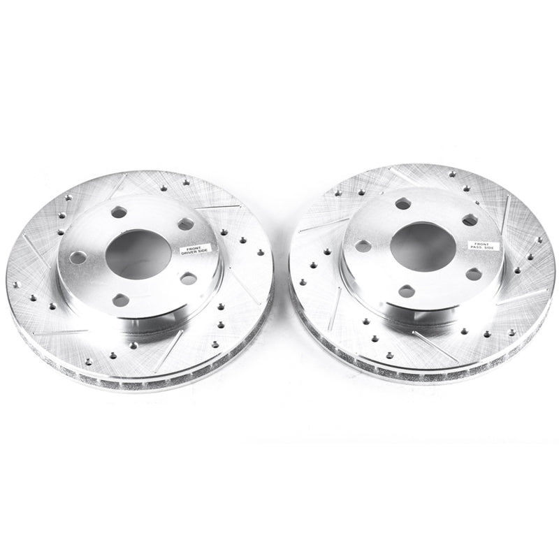 PowerStop fits Toyota 91-95 MR2 Front Evolution Drilled & Slotted Rotors - Pair