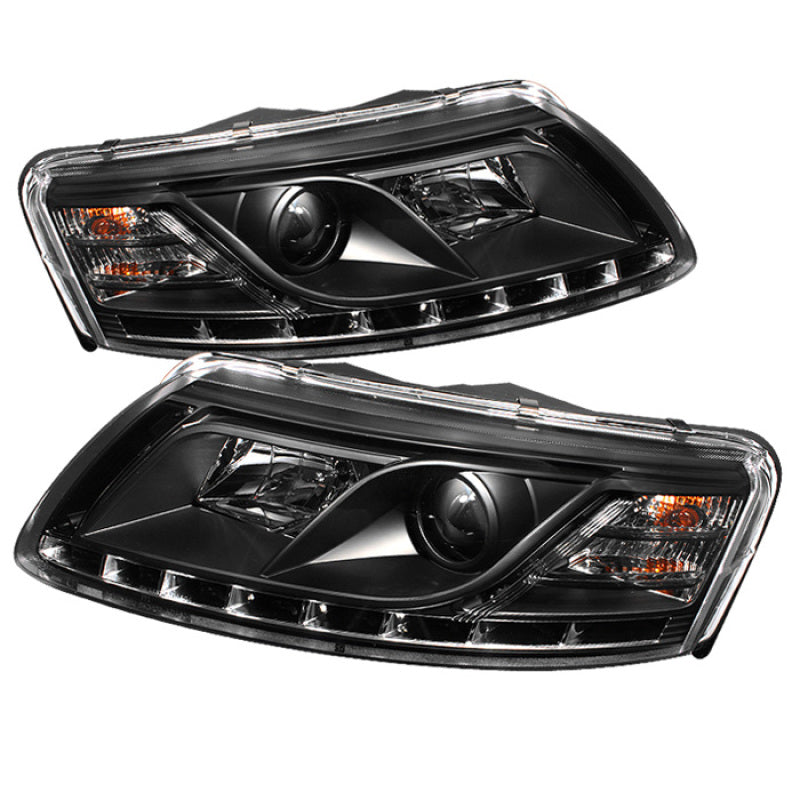 Spyder 5029416 fits Audi 05-07 A6 Projector Headlights Halogen Model Only - DRL