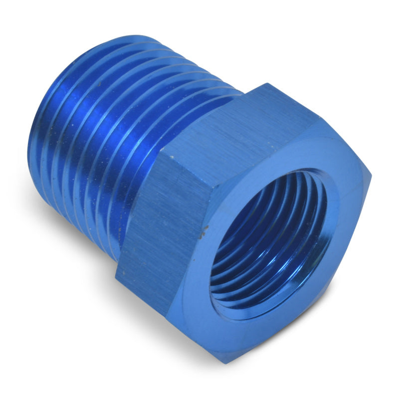 Russell 661600 Performance 1/2in Male to 1/8in Female Pipe Bushing Reducer (Blue)
