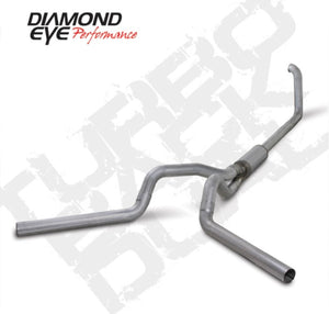 Diamond Eye Performance K4321A Diamond Eye KIT 4in Turbo Back DUAL AL: 00-03 fits FORD 7.3L F250/F350