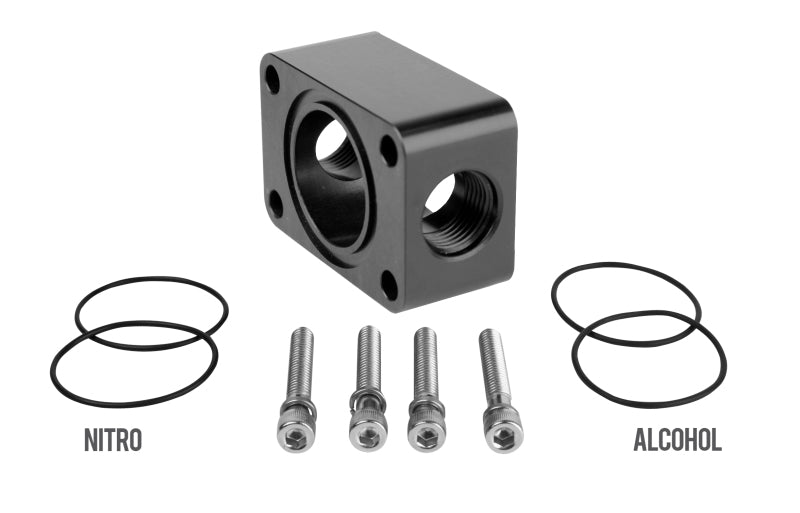Aeromotive  11739 Spur Gear Pump Distribution Block - 2x AN-08