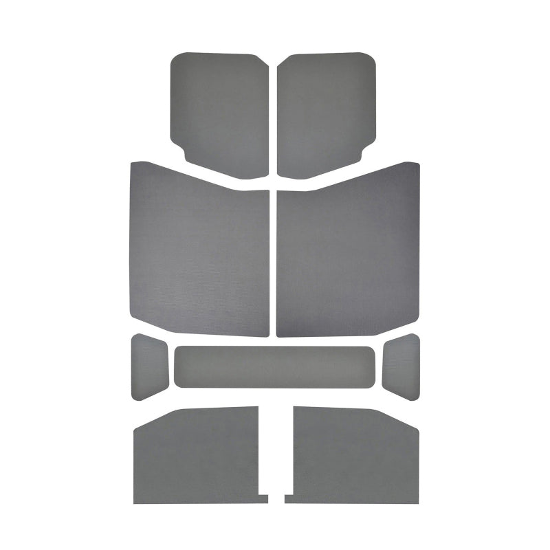DEI  50171 fits Jeep 18-23 Wrangler JL 4-Door Boom Mat Headliner - 9 Piece - Gra