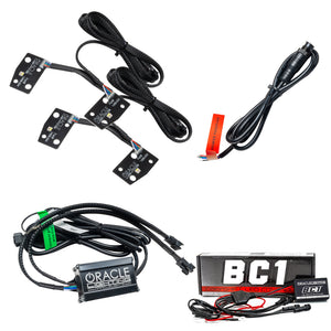 ORACLE Lighting 1468-335 Oracle 2021 fits Ford Bronco DRL Upgrade w/ Halo Kit - ColorSHIFT w/ BC1 Controller