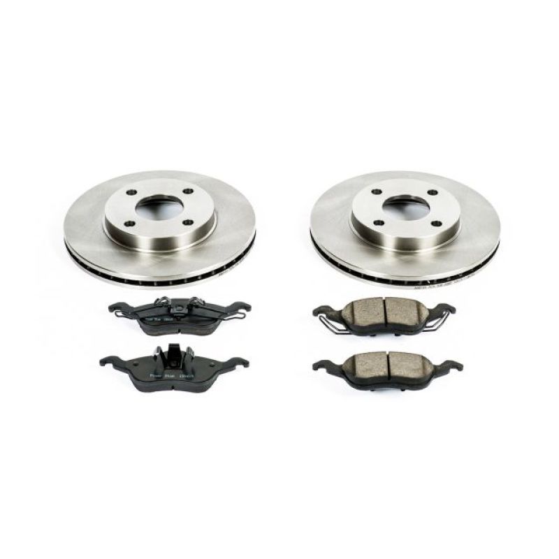 PowerStop KOE1358 fits Ford 00-04 Focus Front Autospecialty Brake Kit