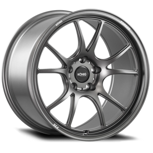 Konig F3SN851425G Forged F3S 18X9.5 5X114.3 ET25 Satin Charcoal Knurled Bead
