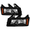 xTune 9040177 fits Chevrolet Colorado 04-12 Headlights Black - OEM Style HD-JH-