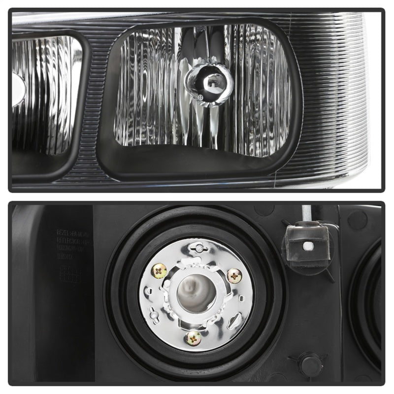 xTune 9042485 03-17 fits Chevrolet Express 1500 OEM Style Headlights - Black (H