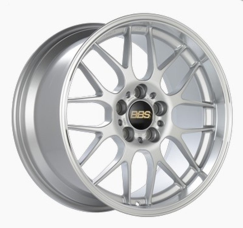 BBS RG771HSP RG-R 19x9.5 5x114.3 ET22 Sport Silver Polished Lip Wheel -82mm PFS/Clip Required