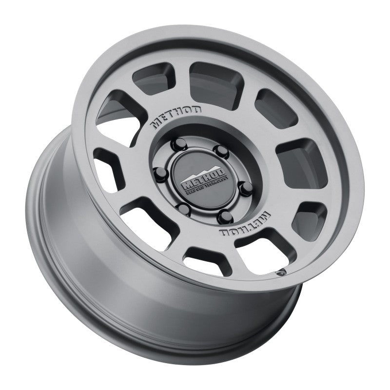 Method MR70578562800 MR705 17x8.5 0mm Offset 6x120 67mm CB Titanium Wheel