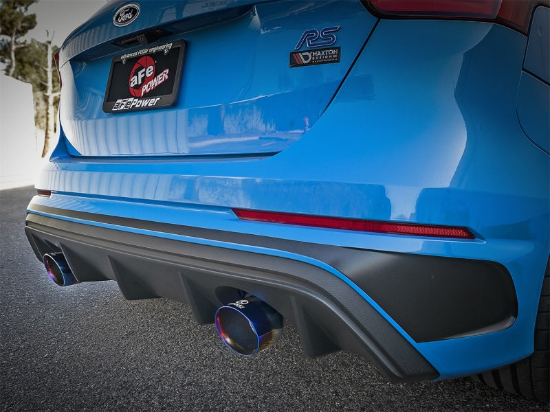AFE 49-33103-L  3in 304 SS Cat-Back Exhaust System w/ Blue Flame Tip 16-18 fits