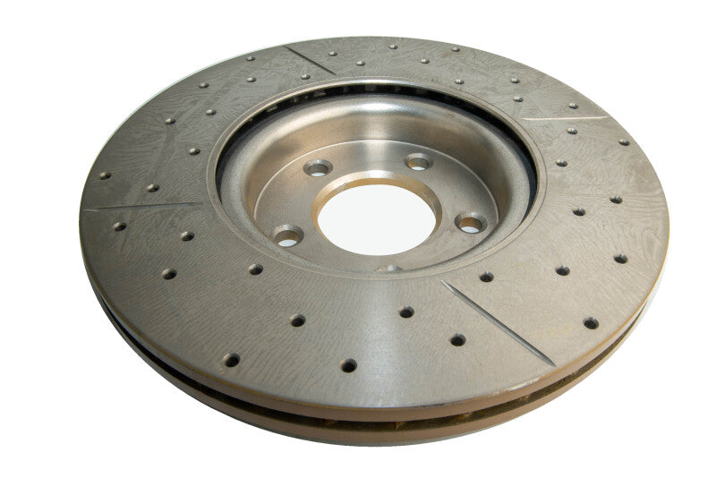 DBA 2962X 06+ MazdaSpeed3 Front Drilled & Slotted Street Series Rotor